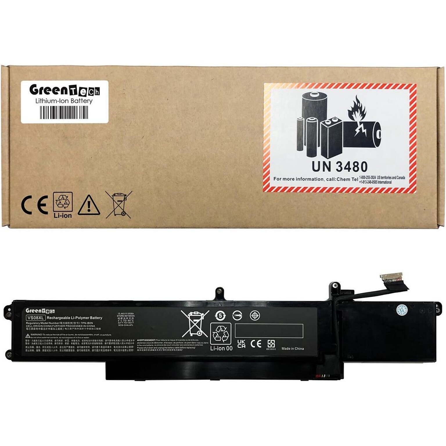 HP Lithium-Ion Laptop Battery for HP ZBook Fury 16 G9 and G10 Mobile Workstations (VS08095XL)