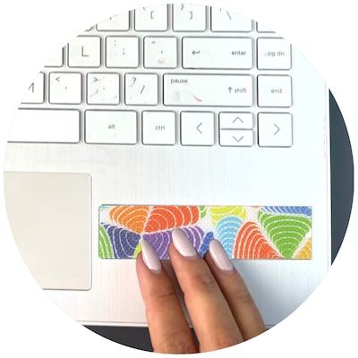 The Pencil Grip Zen Strips, Bumpy Brights, 24/Pack (TPG85606)