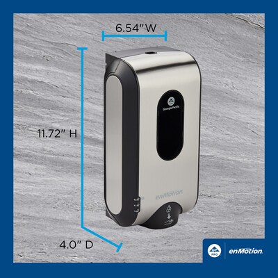 enMotion Gen2 Automatic Wall Mounted Hand Soap/Hand Sanitizer Dispenser, Stainless Steel (52060)