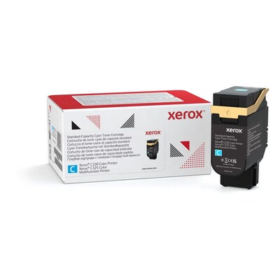 Xerox C325 Wireless Color Laser Printer All-In-One Complete Bundle W/ 4-Color Toner Set and 3-Year Extended Warranty (C325/DNI)