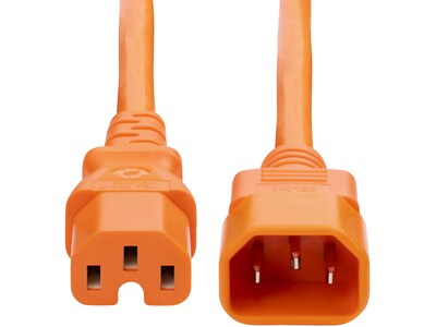 StarTech 6' C14 to C15 Power Cable, Male to Female, Orange (8915-460Q-POWER-CORD)