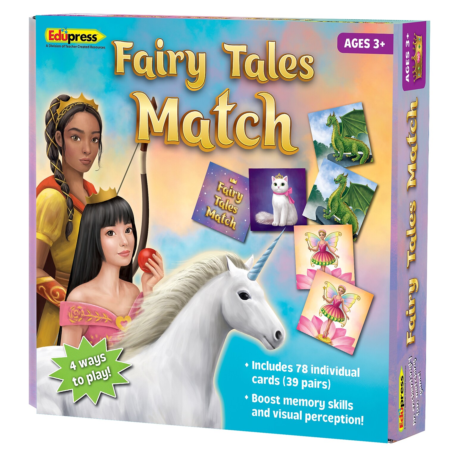 Teacher Created Resources Fairy Tales Match Game, 78/Pack (TCR63282)