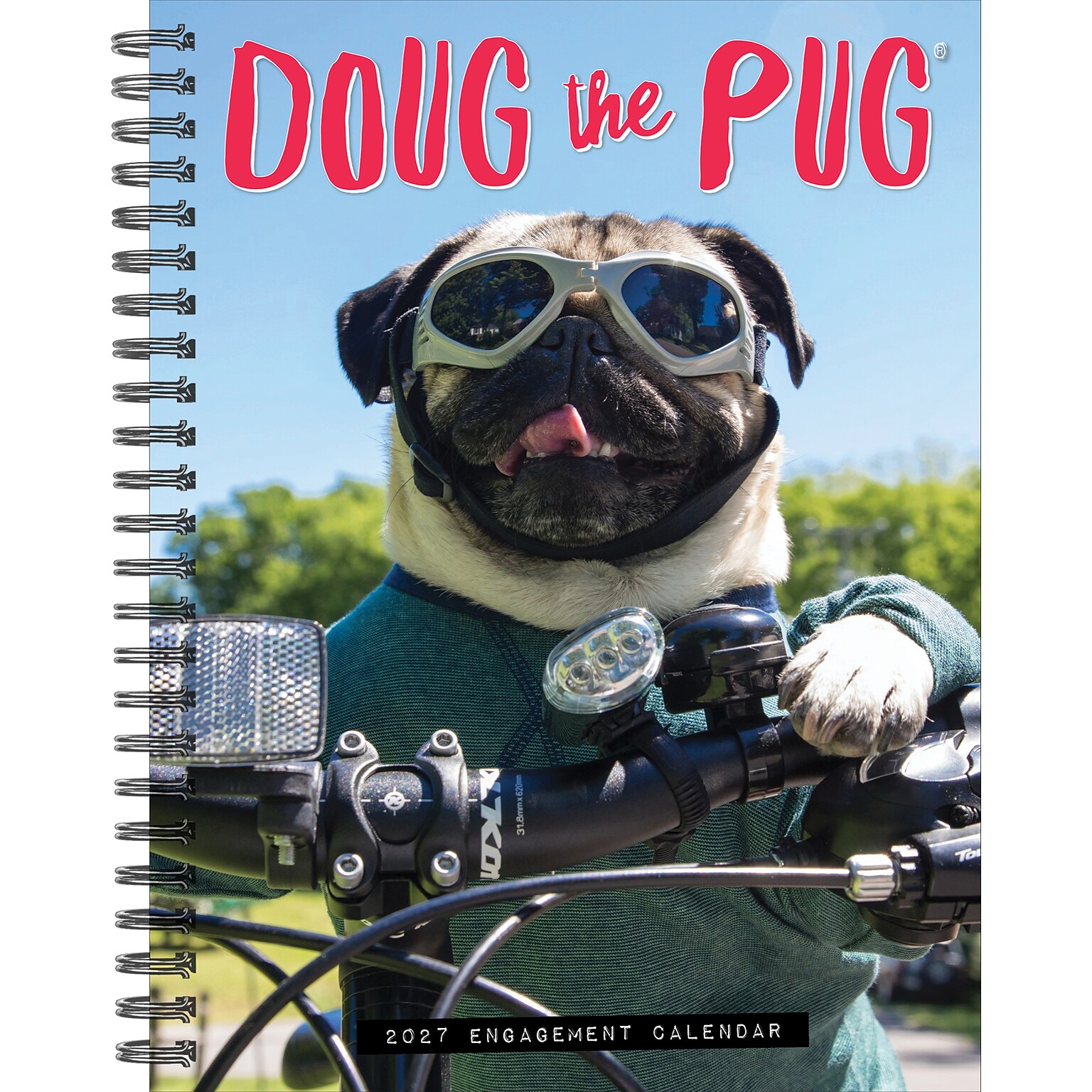 2027 Willow Creek Doug the Pug 6.5 x 8.5 Weekly & Monthly Desk Calendar (64405)