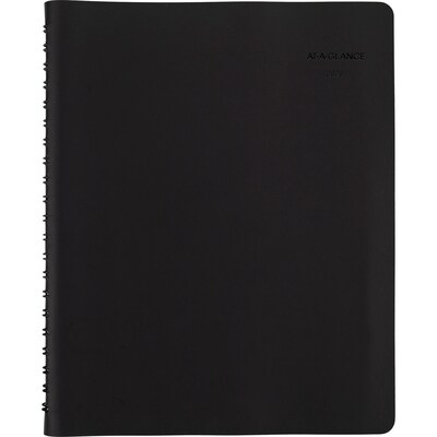 2026 AT-A-GLANCE The Action 8" x 11" Weekly Appointment Book, Faux Leather Cover, Black (70-EP01-05-26)