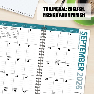 2026-2027 Willow Creek 3.5" x 6.5" Academic Weekly & Monthly Planner, Fungi Files (65860)