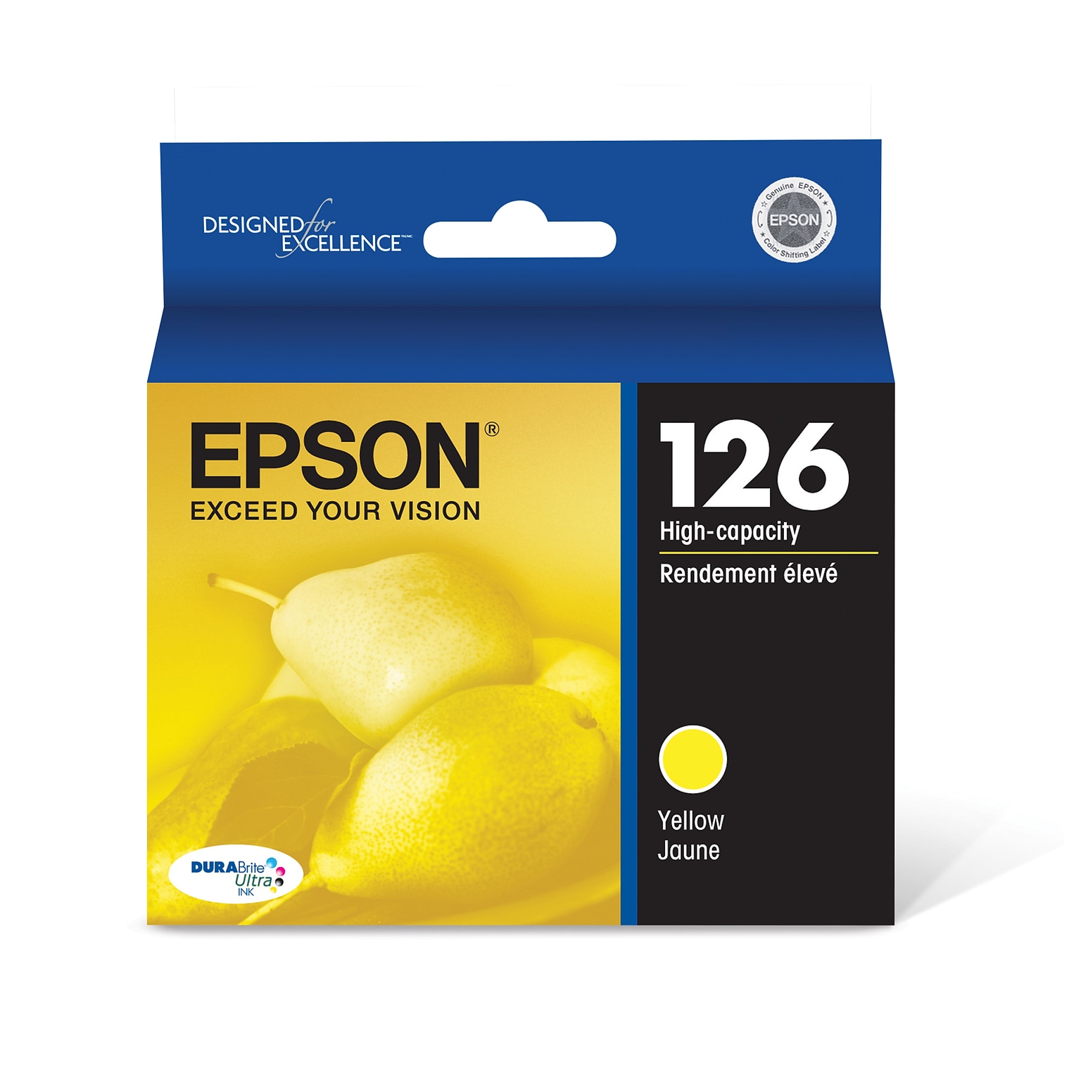 Epson T126 Yellow High Yield Ink Cartridge (T126420)