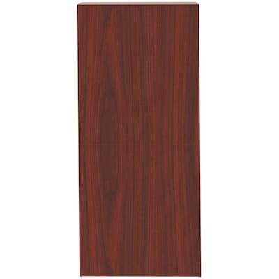 Lorell 84" 6-Shelf Bookcase with Adjustable-Shelves, Mahogany Laminate (LLR99750)