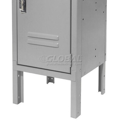 Global Industrial Paramount 78"H 3-Tier 3-Column Locker, Gray (238234GY)