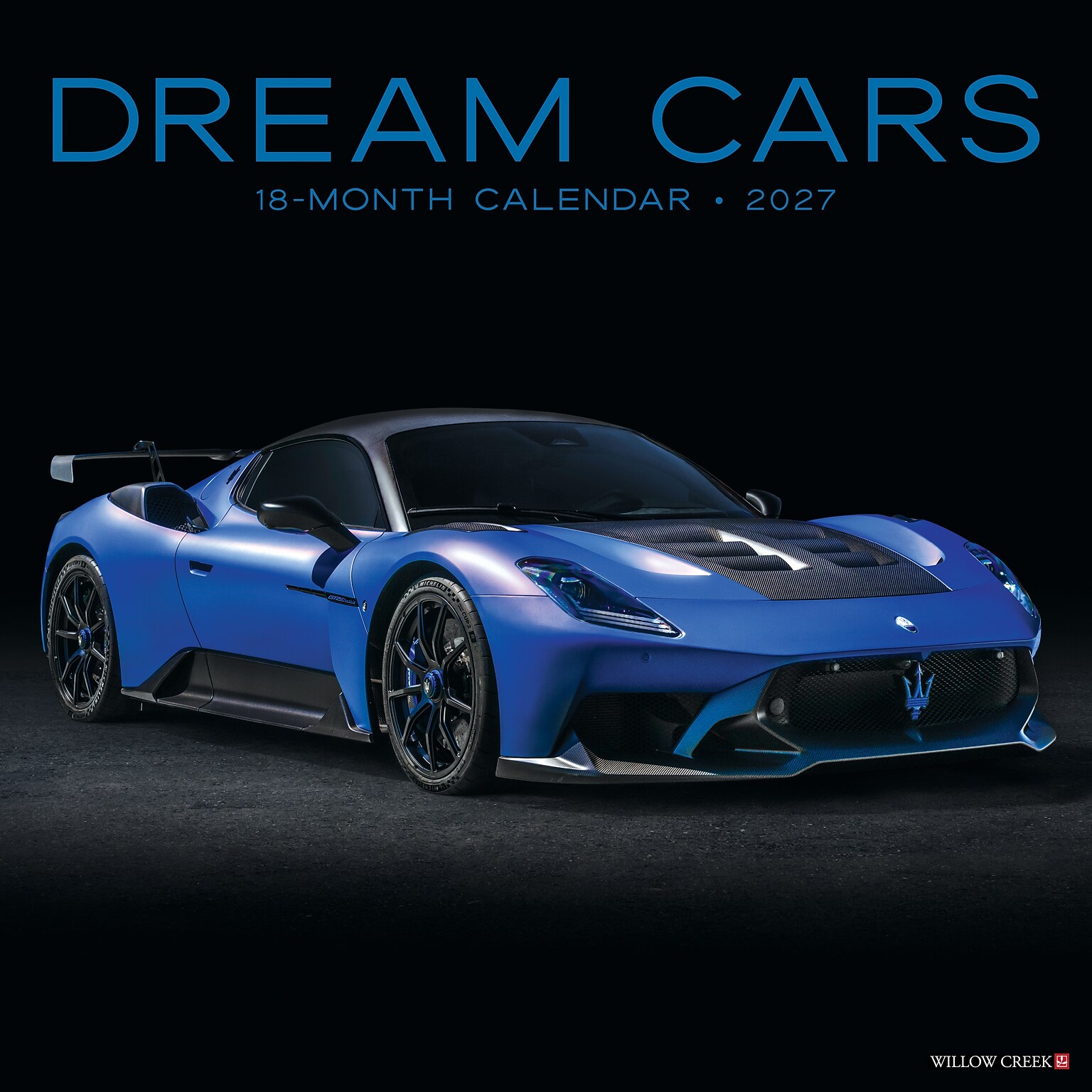 2027 Willow Creek Dream Cars 12 x 12 Monthly Wall Calendar, Assorted Colors (60070)
