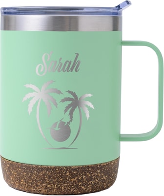 POD CORKBOTTOM STNLESS BRTE MUG12OZ