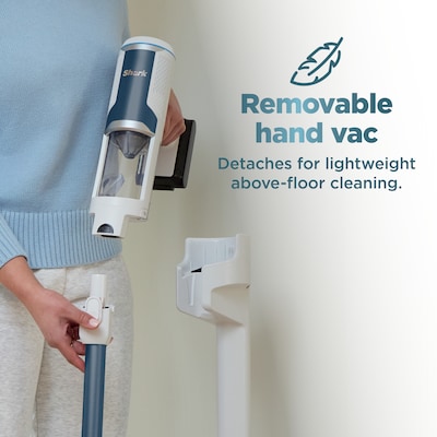 Shark Clean & Empty Cordless Stick Vacuum, Bagless, White (BU3523)