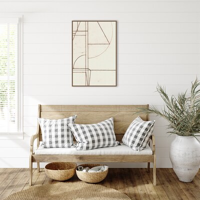 Amanti Art Minmod No2 by Dan Hobday Framed Canvas Wall Art Print, 23" x 33" (A42678302848)