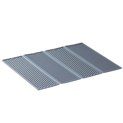 Better Houseware Silicone Dish Racks, Gray (BTH3419)