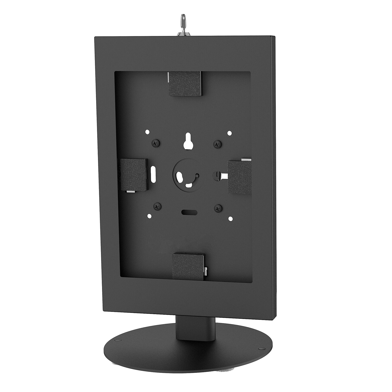 Mount-It! Anti-Theft Tablet Countertop Stand for Samsung Adjustable Desktop Stand, Black (MI-3885B)