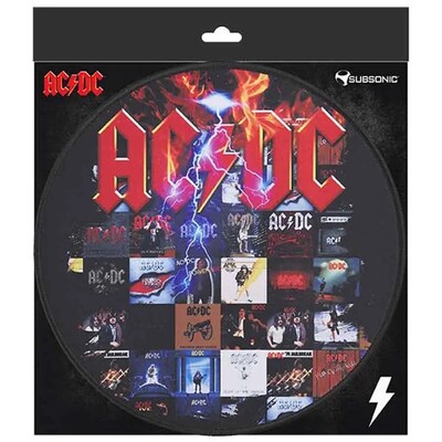 Subsonic AC/DC 11.8" Round Gaming Mouse Pad (SA5646-A2)