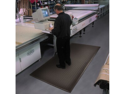 Notrax Airug Anti-Fatigue Mat, 36" x 24", Black (410S0523BL)