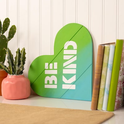 Plaid Heart Unprimed Tan Plywood Art Boards, 11.81" x 10.59", 3/Pack (PDE44938-3)