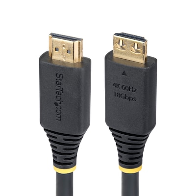 StarTech 8 ft. HDMI Audio/Video Cable, Male, Black (HDMI2-CABLE-GRIP-8F)