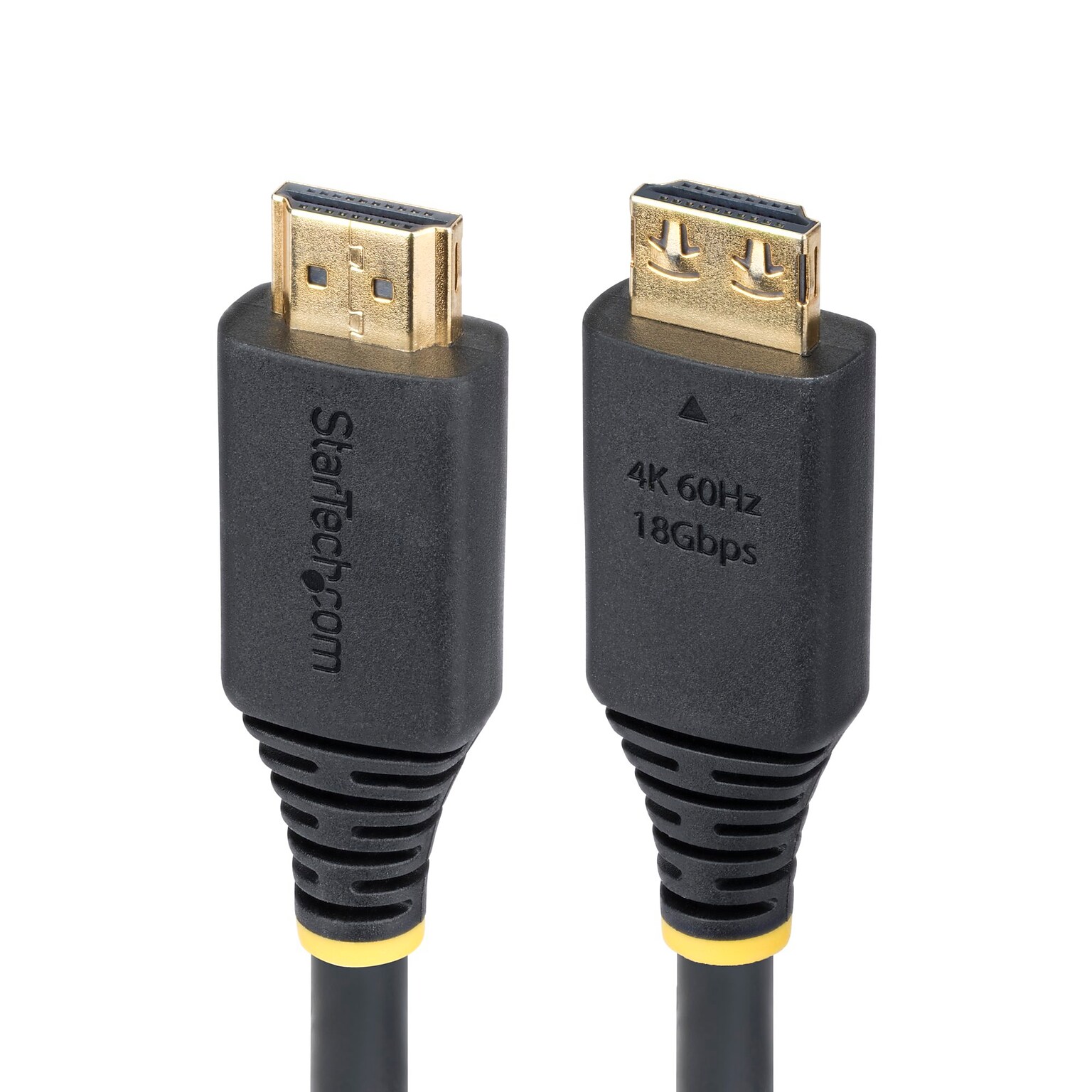 StarTech 8 ft. HDMI Audio/Video Cable, Male, Black (HDMI2-CABLE-GRIP-8F)