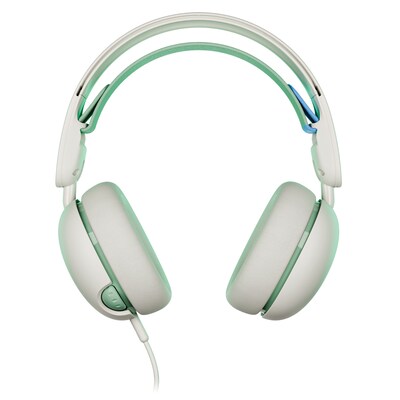 Skullcandy Grom Children's Over-Ear Headphones with Microphone, Bone Seafoam (S6KAY-R952)