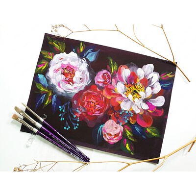 Silver Brush Silver Silk 88 Variety Brush Set, 4/Set (SLVSK8113S)
