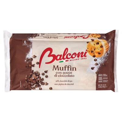 Balconi Chocolate Chip Muffin, 72/Pack (600-04190)