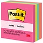 Post-it Notes, 3" x 3", Poptimistic Collection, 100 Sheet/Pad, 5 Pads/Pack (6545PK)