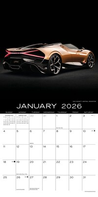 2026 Willow Creek Dream Cars 12" x 12" Monthly Wall Calendar (51023X)