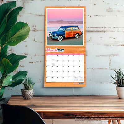 2027 BrownTrout American Woodies 12" x 12" Monthly Wall Calendar (9798330711215)