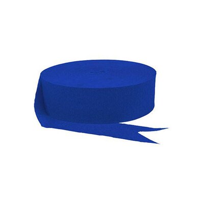 Party City Crepe Paper Streamer Roll, Royal Blue (AM18205-105)