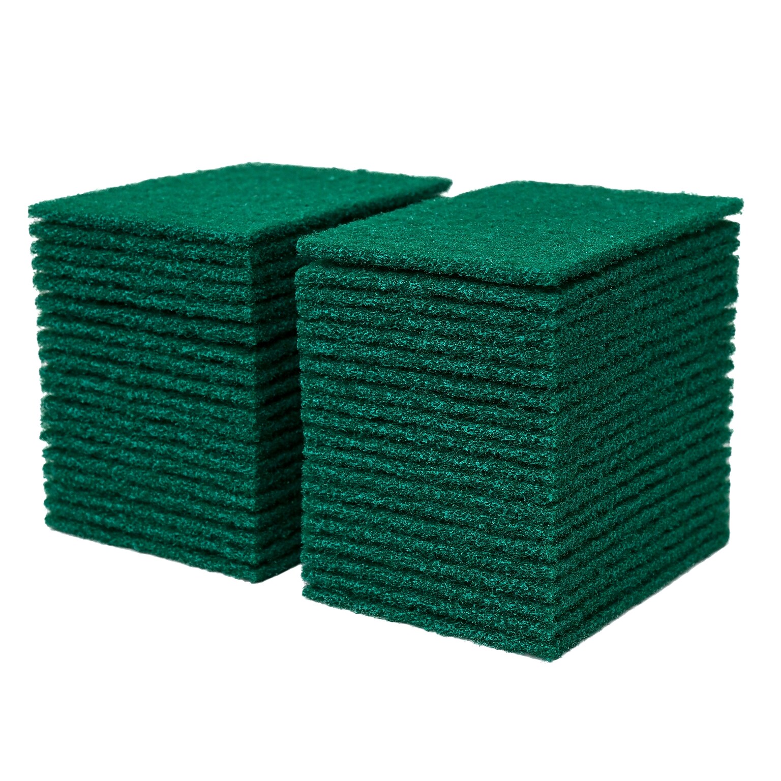 BISON LIFE Medium Duty Scouring Pad, Green, 480 Pads/Pack (BPKH-ES-SP-GR-40A)