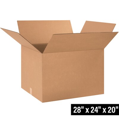 28 x 24 x 20 Shipping Boxes, 32 ECT, 10/Bundle (282420)