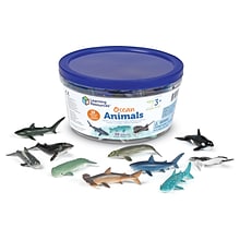 Learning Resources Ocean Animals, Assorted Colors, 50/Set (LER0799)