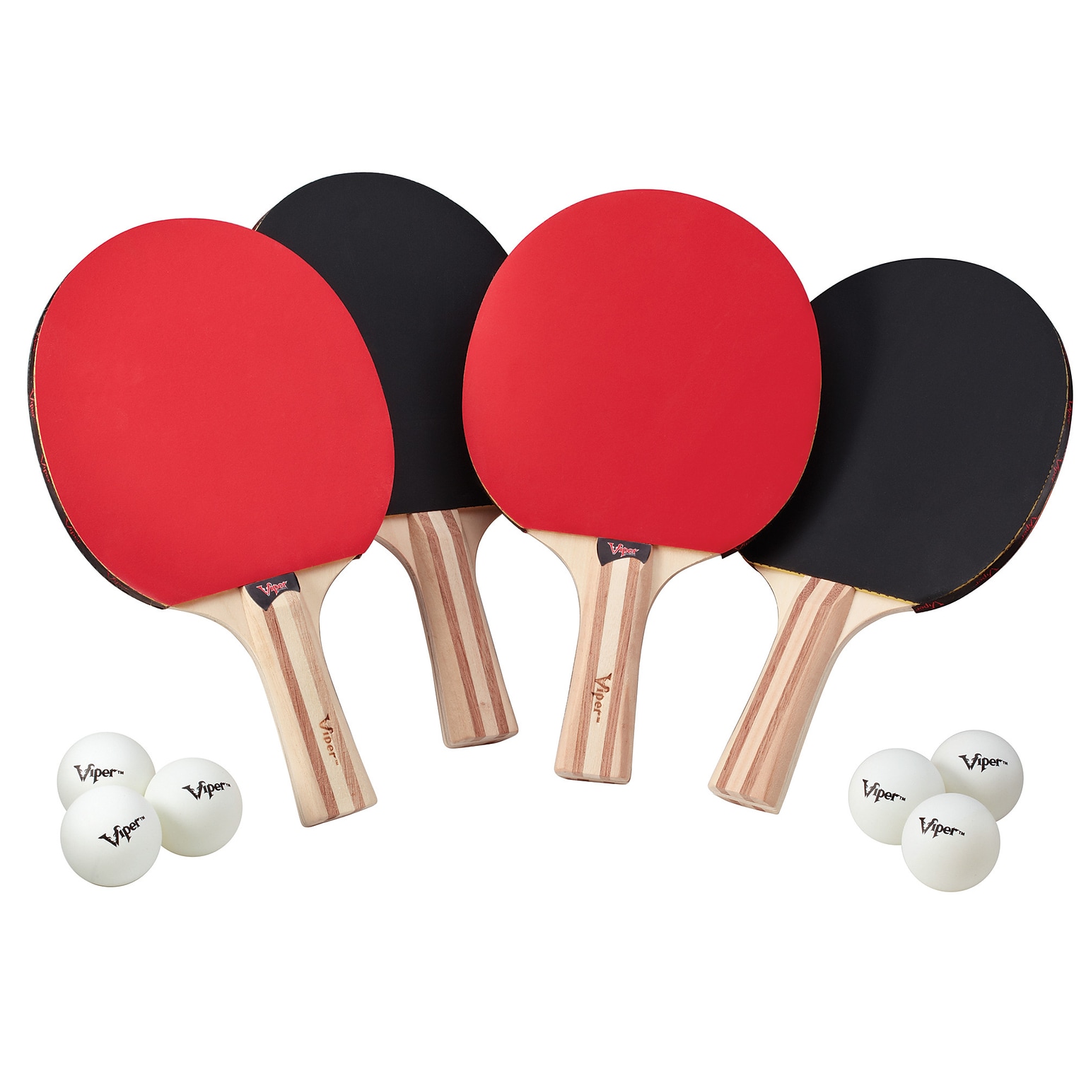 Viper Two Star Tennis Table Four Racket and Six Ball Set (70-2005)