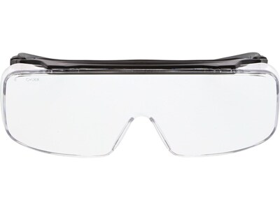 MCR Safety Klondike OTG Anti-Fog Safety Glasses, Over the Glasses, Clear Lens (OG210PF)