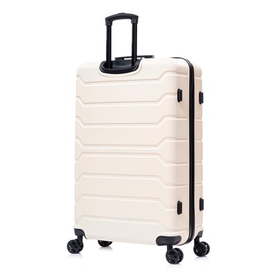 InUSA Trend 34.05" Hardside Suitcase, 4-Wheeled Spinner, TSA Checkpoint Friendly, Sand (IUTRE00XL-SAN)