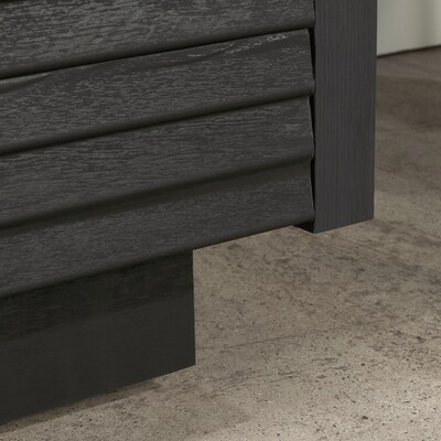 Sauder Harvey Park Credenza TV Stand, Screens up to 70", Raven Oak (433482)