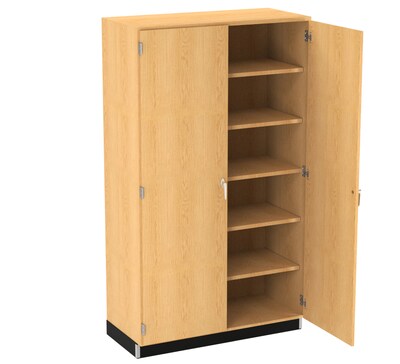 Diversified Woodcrafts 84 Storage Cabinet with 6-Shelves, Oak (353-4822K)