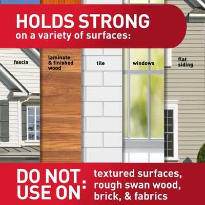 Command Large Window Hook, 4 lb, Clear, (17093CLRAW)