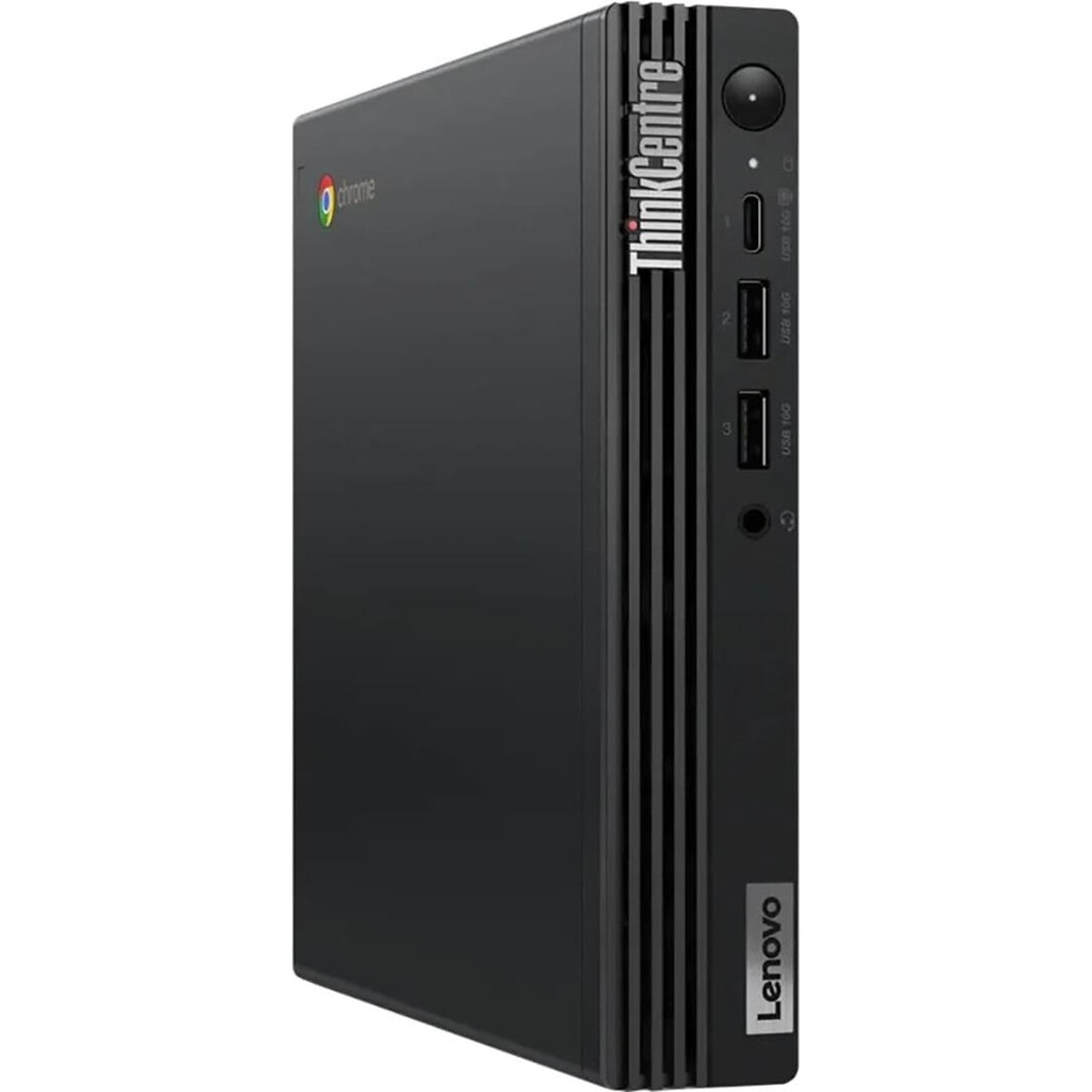 Lenovo ThinkCentre M60q Chromebox Desktop Computer, Intel Celeron 7305, 4GB Memory, 64GB Flash Memory, Chrome OS (12C60006US)