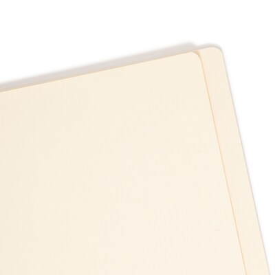 Smead End-Tab File Folders, Reinforced Straight-Cut Tab, Letter Size, Manila, 100/Box (24110)