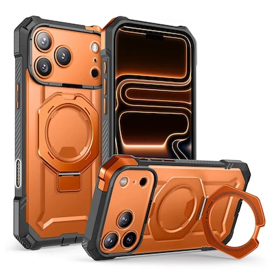 SUPCASE Unicorn Beetle Grip MagSafe Case for iPhone 17 Pro, Shock Absorbing, Coral (SUP-iPhone2025Pro-UBGrip-Coral)