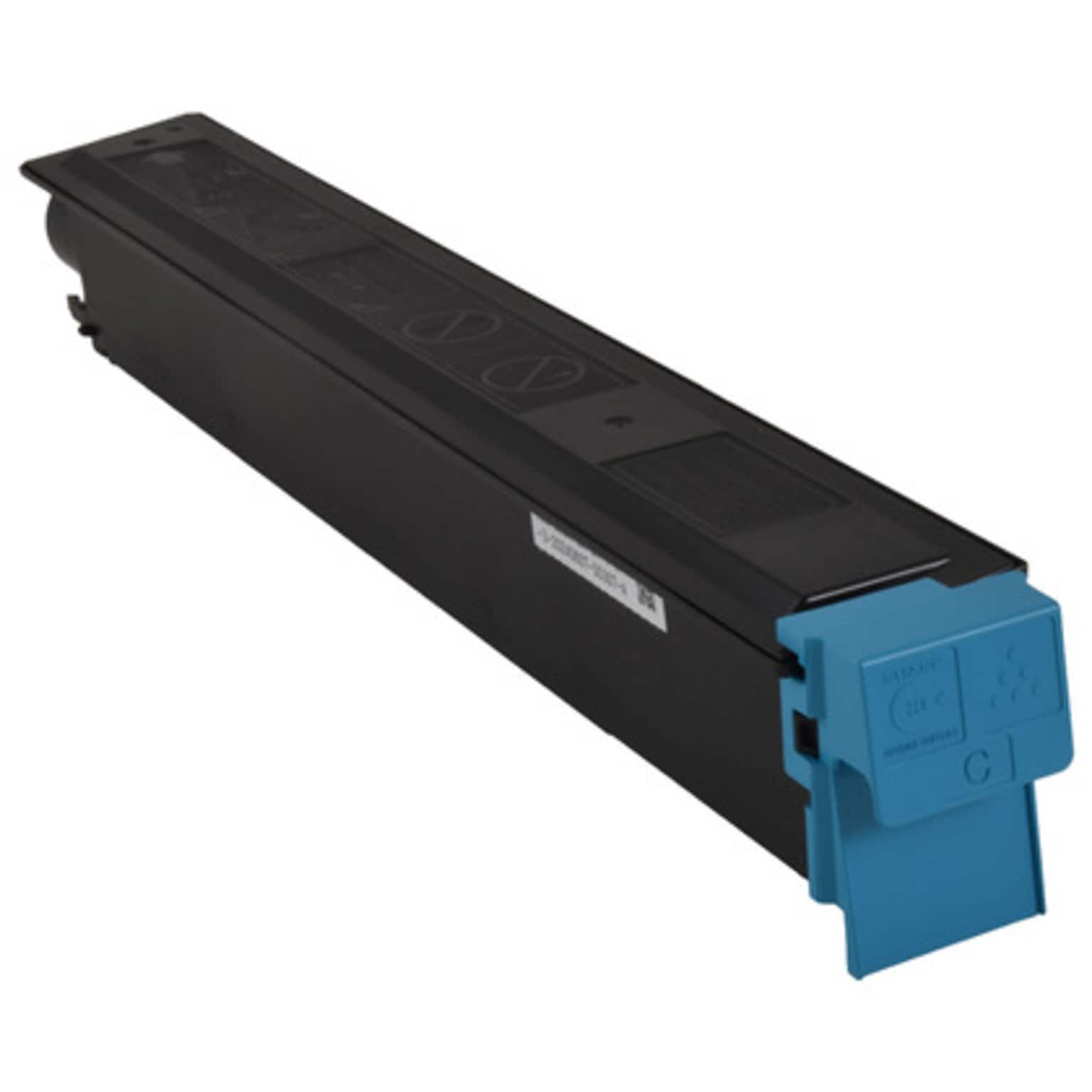 Sharp BP-C50NT-CA Cyan Toner Cartridge, Prints Up to 8,000 Pages