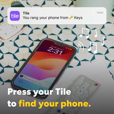 Life360 Tile Sticker Bluetooth Tracker, Black (RE-63011)