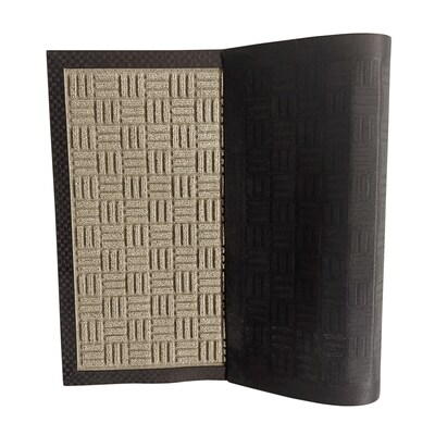 Floortex Doortex Ribmat Indoor / Outdoor Entrance Mat, 60 x 36, Brown (NREMFLLV0107)