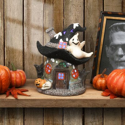 National Tree Company 7 Black Hat Haunted House with LED Light (PG11-FJ80678-1)