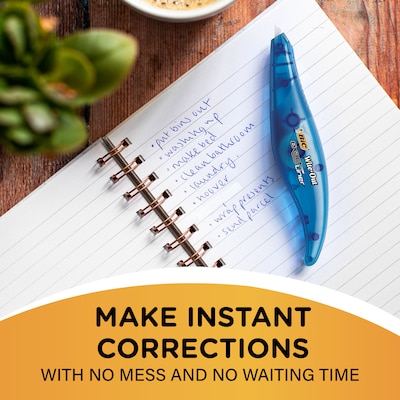 BIC Wite-Out Exact Liner Correction Tape, White (50743/WOELP11)
