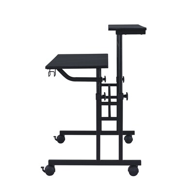 Techni Mobili 36" Mobile Desk, Black (RTA-3800SU-BK)