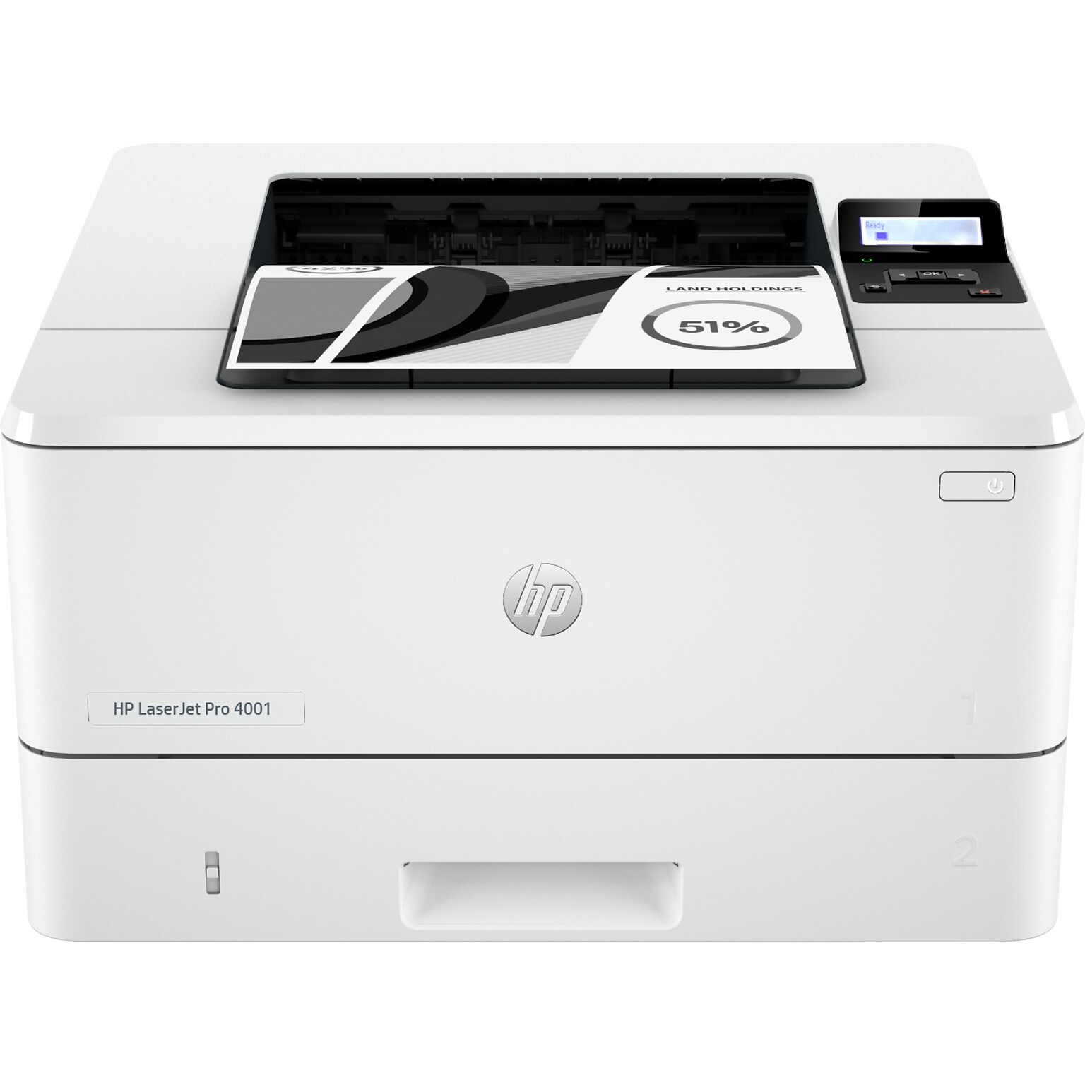 HP LaserJet Pro 4001 LJP 4001dn Black & White Laser Printer, Single-Function, Print, Best for Office (2Z600F)