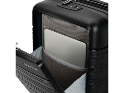 Samsonite Elevation Plus 23" Hardside Carry-On Suitcase, 4-Wheeled Spinner, TSA Checkpoint Friendly, Triple Black  (142910-2620)